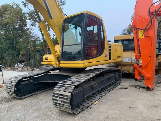 Eficiência elevada Usado Komatsu PC200 6 Excavadora Original Japão Poderosa