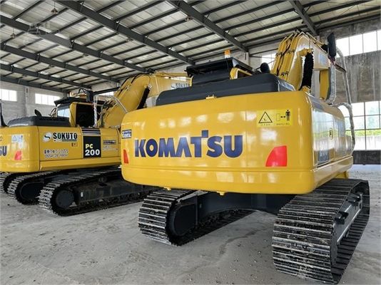 PC200-8 Excavadora Komatsu Usada Original Japão Excavadoras de segunda mão de manutenção