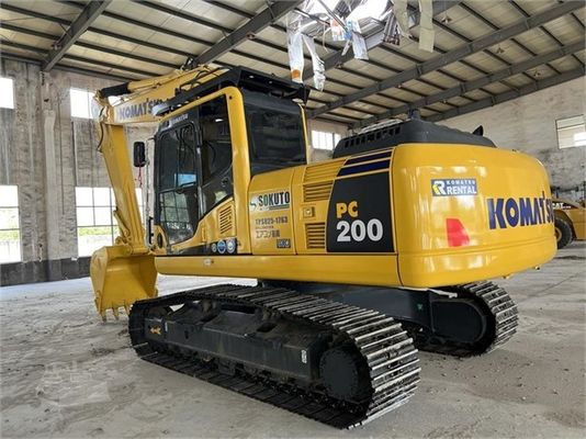 PC200-8 Excavadora Komatsu Usada Original Japão Excavadoras de segunda mão de manutenção