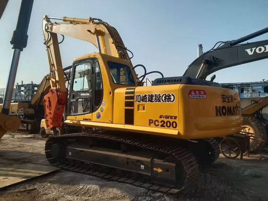 Japão Usado Komatsu PC220 6 Excavadora Fácil Operação Com Martelo Hidráulico