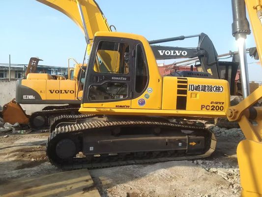 Japão Usado Komatsu PC220 6 Excavadora Fácil Operação Com Martelo Hidráulico