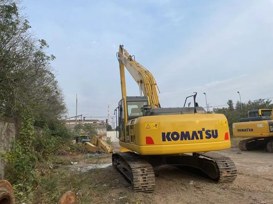 Origem Japão Excavadora Komatsu Usada PC220-7 Crawler Com 18 metros de braço longo