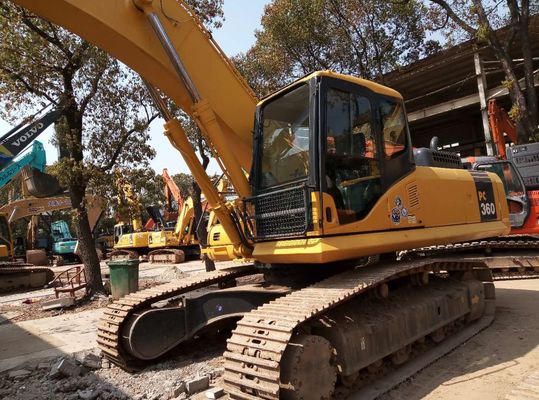 PC360-7 Excavadora usado montada em rastreador original do Japão em bom estado