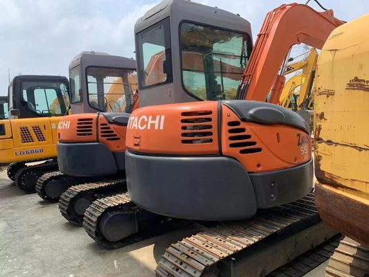 Original japonês usado Hitachi ZX55UR mini escavadeira em excelente estado