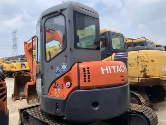 Original japonês usado Hitachi ZX55UR mini escavadeira em excelente estado