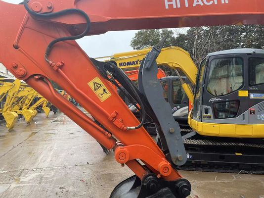 Excavadora japonesa usada original Hitachi ZX60 Mini Crawler com polegar hidráulico