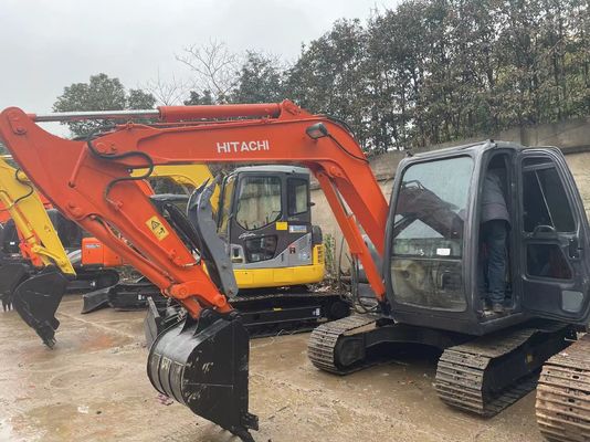 Excavadora japonesa usada original Hitachi ZX60 Mini Crawler com polegar hidráulico