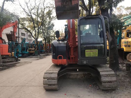 Excavadora japonesa usada ZX75US-3 Eficiência energética Excavadora Hitachi Crawler