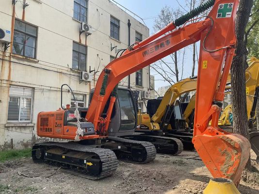 Excavadora original japonesa usada Hitachi ZX120 em boas condições
