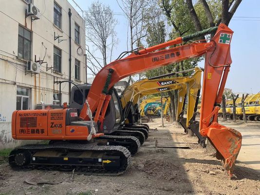 Excavadora original japonesa usada Hitachi ZX120 em boas condições
