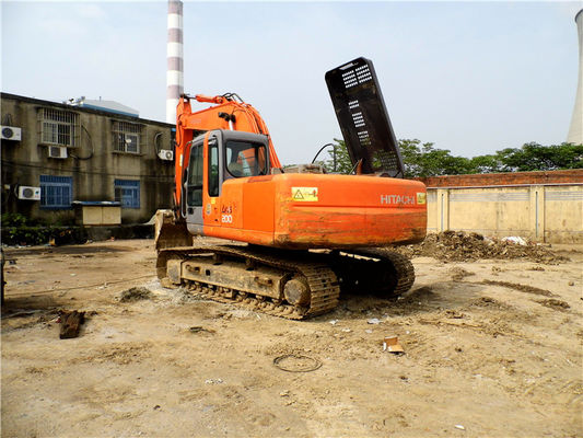 Cor original Usado Hitachi ZX200-3G Crawler Excavator Em boas condições