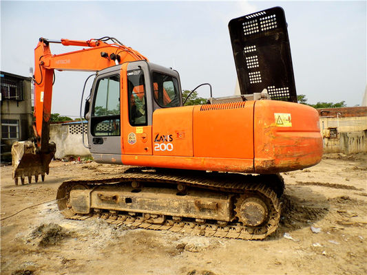 Cor original Usado Hitachi ZX200-3G Crawler Excavator Em boas condições