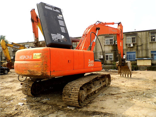 Cor original Usado Hitachi ZX200-3G Crawler Excavator Em boas condições