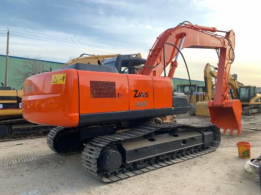 Usado Hitachi ZX240HG Crawler Montado Excavadora Hidráulica Repintura Cor