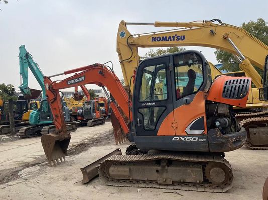 2018 Ano Usado Doosan DX60-9C Mini Excavator Em excelente estado/ Usado Doosan Mini Excavator Para Venda