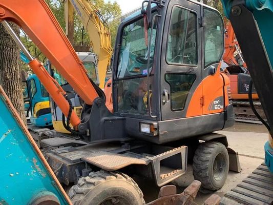 Excavadora Usada Doosan DX60W Em Excelente Condição/Excavadora Mini Usada Doosan Para Venda