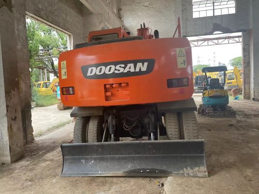 Excavadora usada de controle inteligente DH150W-7 Excavadora de rodas Doosan 2012 ano
