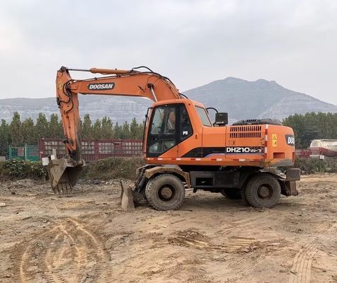 Cor Original Excavadora Usada Doosan DH210W-7 Em boas condições/Excavadora Usada Doosan para Venda