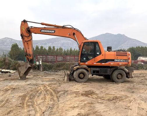 Cor Original Excavadora Usada Doosan DH210W-7 Em boas condições/Excavadora Usada Doosan para Venda