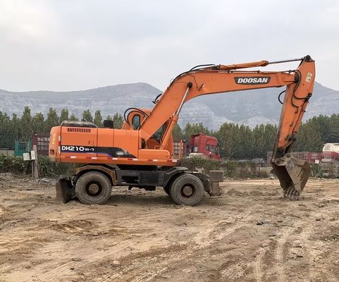 Cor Original Excavadora Usada Doosan DH210W-7 Em boas condições/Excavadora Usada Doosan para Venda