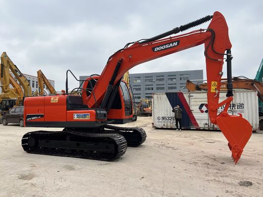 Crawler montado DX150-9C Excavador usado Doosan Coreia original versatilidade