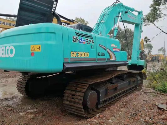 Excavadora usada Kobelco SK350-8 Excavadora de 35 toneladas com pintura original