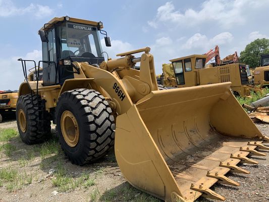Baixo ruído 966H Carregador de rodas CAT usado de alta eficiência com motor CAT
