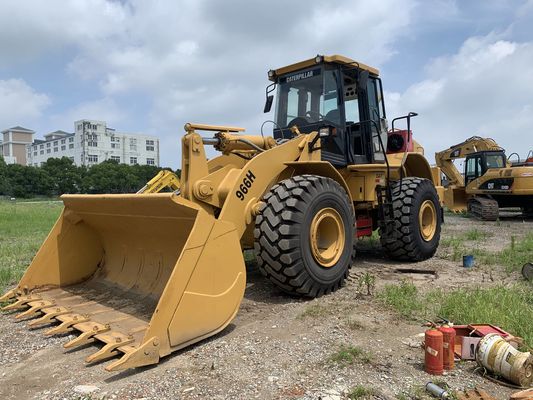 Baixo ruído 966H Carregador de rodas CAT usado de alta eficiência com motor CAT
