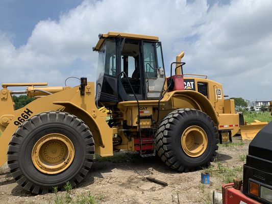 Baixo ruído 966H Carregador de rodas CAT usado de alta eficiência com motor CAT