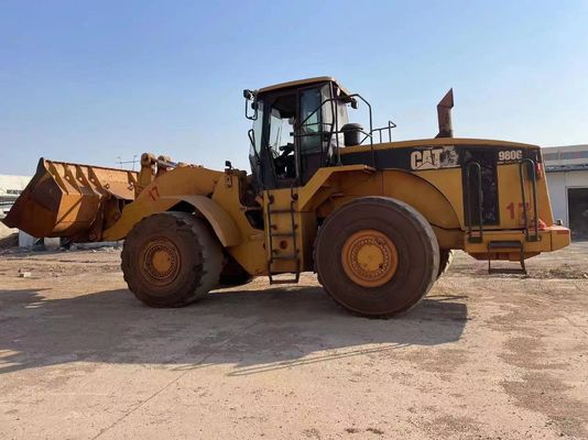 Carregador Caterpillar 980G de segunda mão de rodas fácil de operar em boas condições