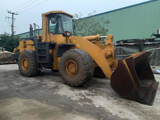 Carregadores de rodas Komatsu pesados usados WA500-3 Eficiência energética de longa duração