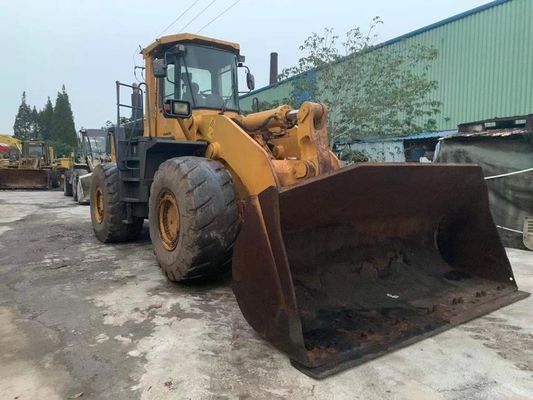 Carregadores de rodas Komatsu pesados usados WA500-3 Eficiência energética de longa duração