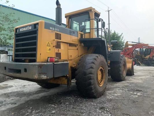 Carregadores de rodas Komatsu pesados usados WA500-3 Eficiência energética de longa duração