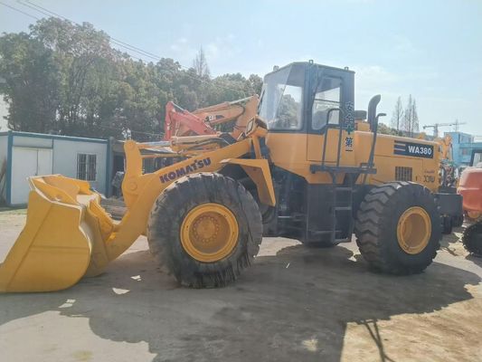 Japão WA380-3 Carregadores de rodas Komatsu usados de longa duração de fácil manutenção