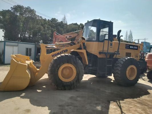 Japão WA380-3 Carregadores de rodas Komatsu usados de longa duração de fácil manutenção