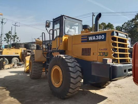 Japão WA380-3 Carregadores de rodas Komatsu usados de longa duração de fácil manutenção