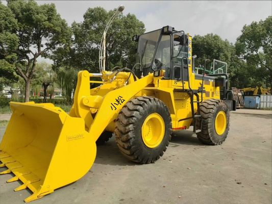Carregador de rodas usado original do Japão Komatsu WA320-3 Carregador frontal usado