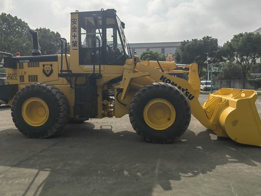 Carregador de rodas usado original do Japão Komatsu WA320-3 Carregador frontal usado