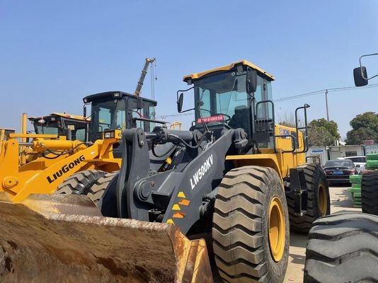 2022 ano XCMG LW500KV carregadores de rodas de segunda mão 5 toneladas para o local de construção