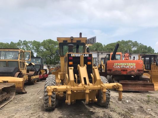 Gradeiro de motor CAT 140H usado de alta precisão com movimento de lâmina adaptável