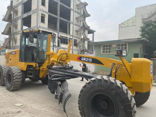 Alta velocidade XCMG GR215 segunda mão Grader eficiência de combustível para a construção