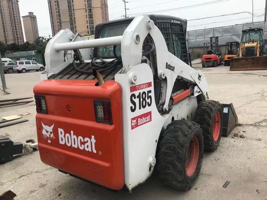 Cor original S185 Carregadores de patins Bobcat usados Segurança de operação Em boas condições