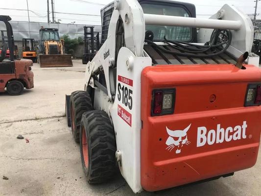 Cor original S185 Carregadores de patins Bobcat usados Segurança de operação Em boas condições