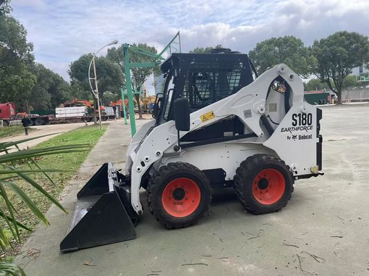 S180 Bobcat Skid Steer Loader Cor Original Segunda Mão Baixa Manutenção