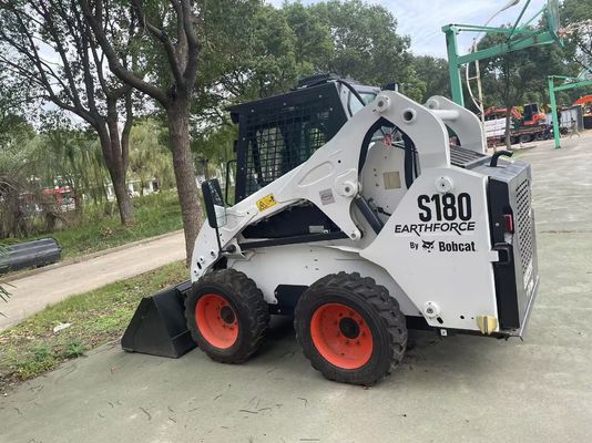 S180 Bobcat Skid Steer Loader Cor Original Segunda Mão Baixa Manutenção