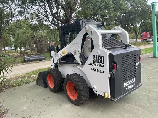S180 Bobcat Skid Steer Loader Cor Original Segunda Mão Baixa Manutenção