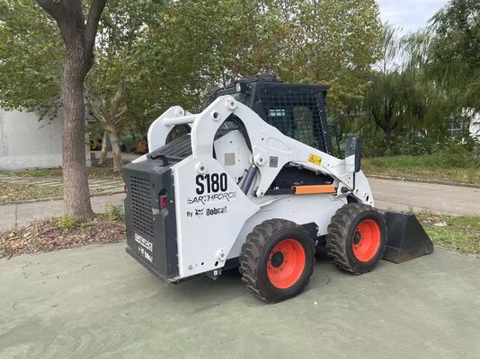 S180 Bobcat Skid Steer Loader Cor Original Segunda Mão Baixa Manutenção
