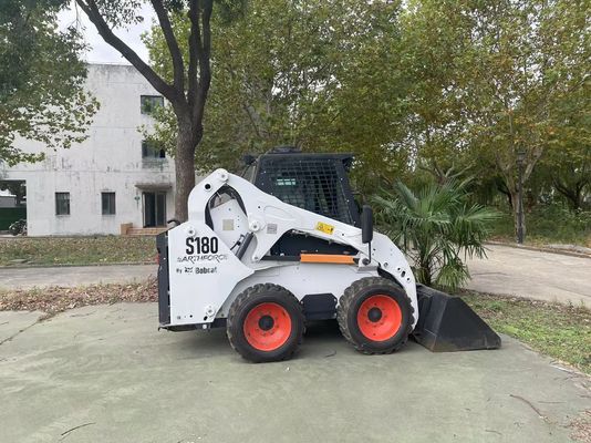 S180 Bobcat Skid Steer Loader Cor Original Segunda Mão Baixa Manutenção