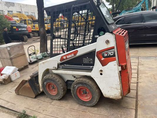 Cor original Usado Bodcat S70 Carregador Skid Steer Eficiência de combustível Operação estável