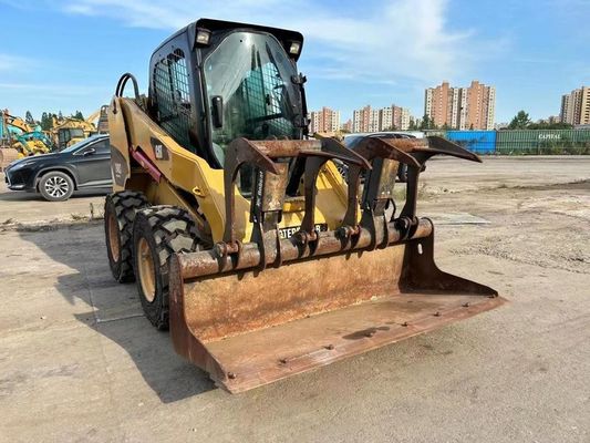 CAT 246C Cor original Carregador de direcção de deslizamento usado Segurança e precisão Em bom estado